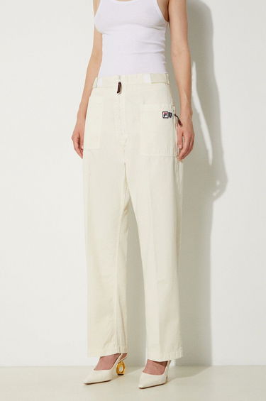 Cargo nohavice FILA Fila x Aries High Waist Pant Biela | 42PS24PA010122690269, 0