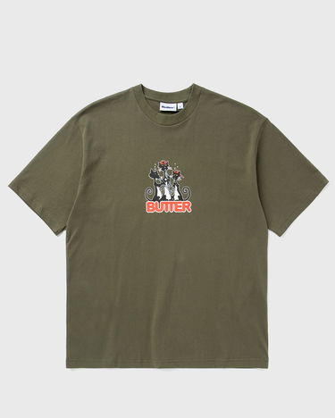 Tričko Butter Goods Cats Graphic T-Shirt Zelené | P20145, 0