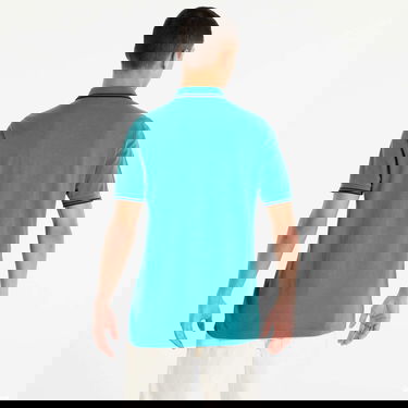 Polo tričko Fred Perry Twin Tipped Polo Shirt Tyrkysová | M3600 R35, 4