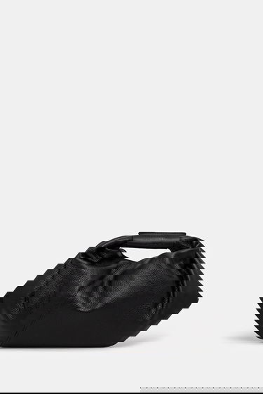 Kabelka Maison Margiela MM6 Maison Margiela Japanese Draped Mini Leather Bag Čierna | SB5WD0029, 0