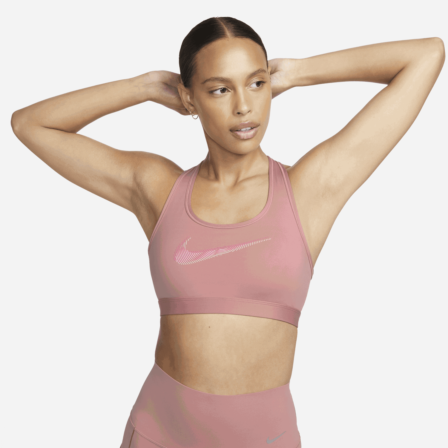 Podprsenka Nike Swoosh Bra Ružová | FB4124-618, 1