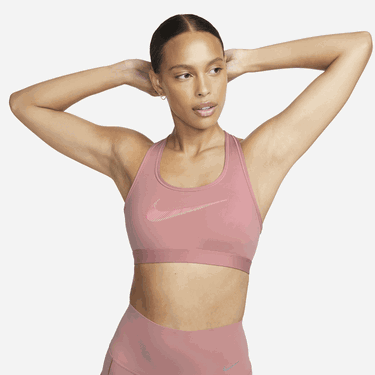 Podprsenka Nike Swoosh Bra Ružová | FB4124-618, 1