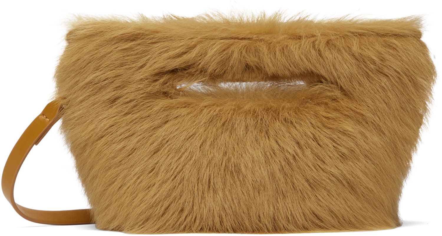 Kabelka The Attico Attico 'Via dei Giardini 15' Fur Shoulder Bag Hnedá | 250WAH00048 LBT119AA, 0