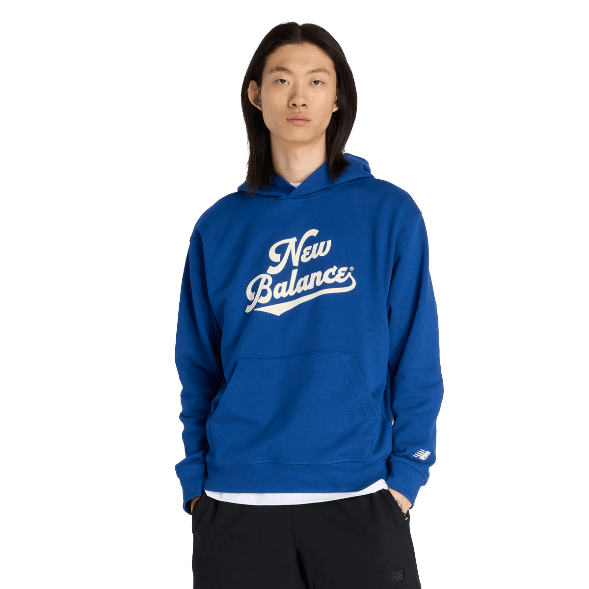 Mikina New Balance Athletics Legacy Hoodie Modrá | MT53902-GAB, 0