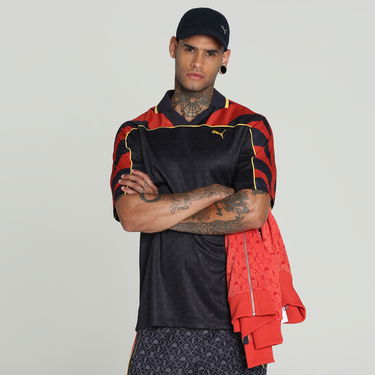 Polo tričko Puma Road To Unity Loose Fit Graphic Football Jersey Čierna | 629619_16, 0