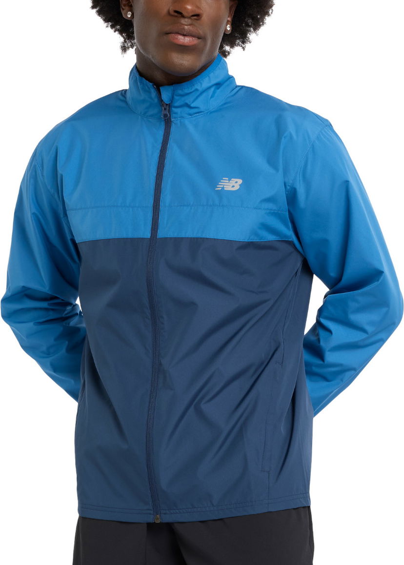 Vetrovka New Balance Sport Essentials Jacket Modrá | mj41243-beu