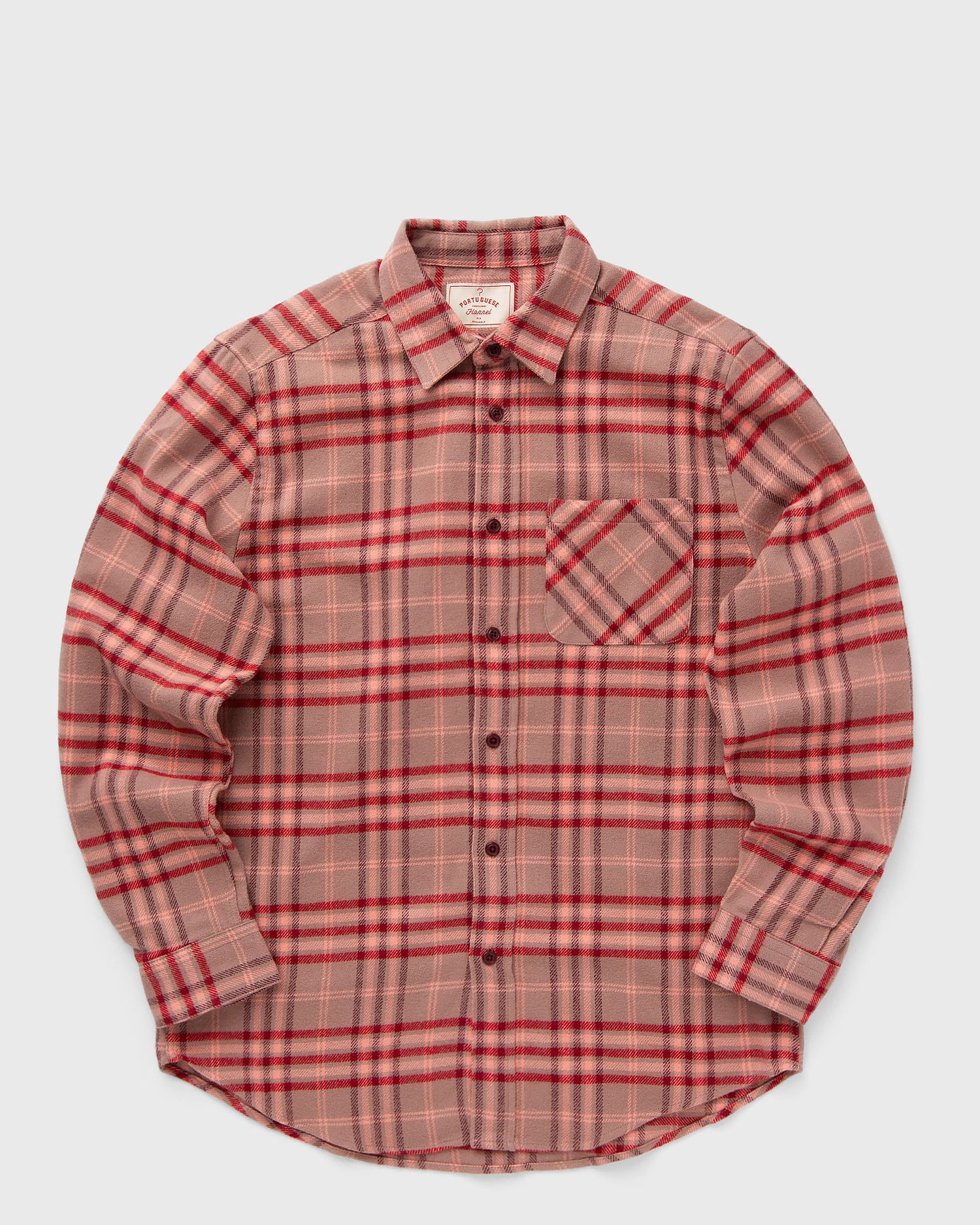 Košeľa Portuguese Flannel Flannel Longsleeve Shirt Červená | AW24.075.RESERVATION, 0