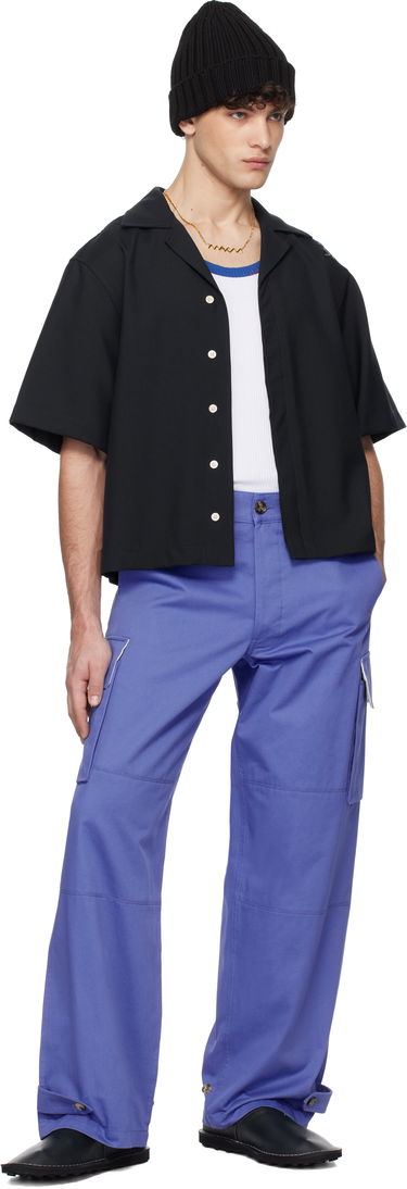 Košeľa Marni Marni Tropical Wool Resort Shirt Čierna | CUMU0330S0 TW839, 3