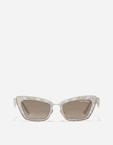 Slnečné okuliare Dolce & Gabbana Dolce & Gabbana DG Lace Sunglasses Metalická | VG2311VA50V9V000, 0