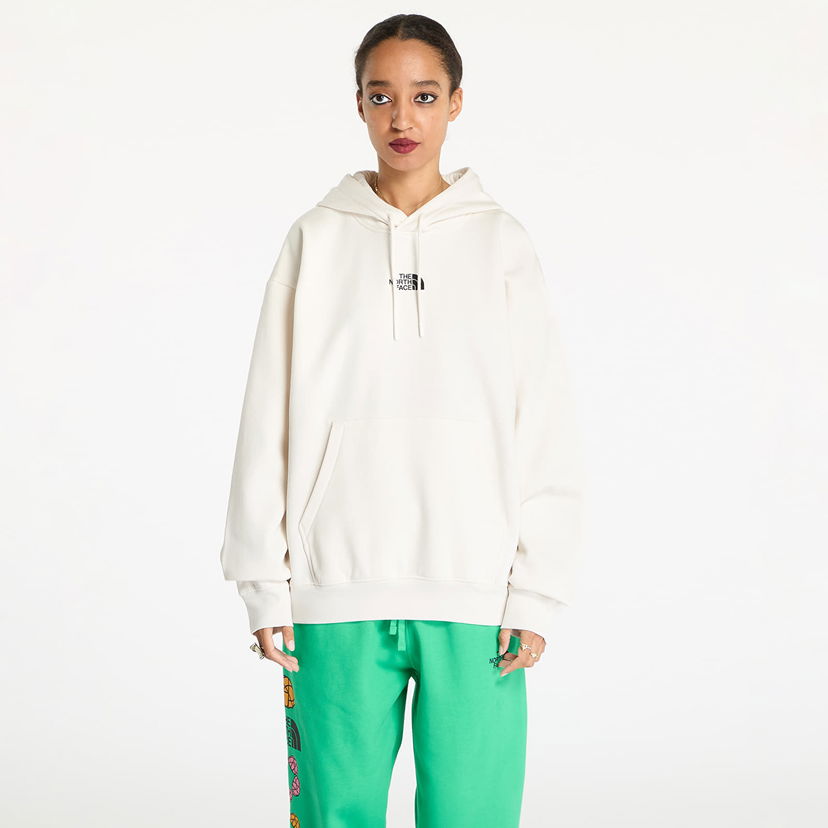 Mikina The North Face Essential Oversize Hoodie White Dune Biela | NF0A89ENQLI1