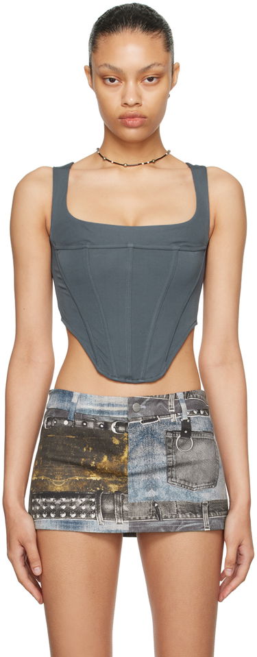 Sukňa Miaou Miaou Campbell Tank Top Modrá | 7020VCJSLG, 0