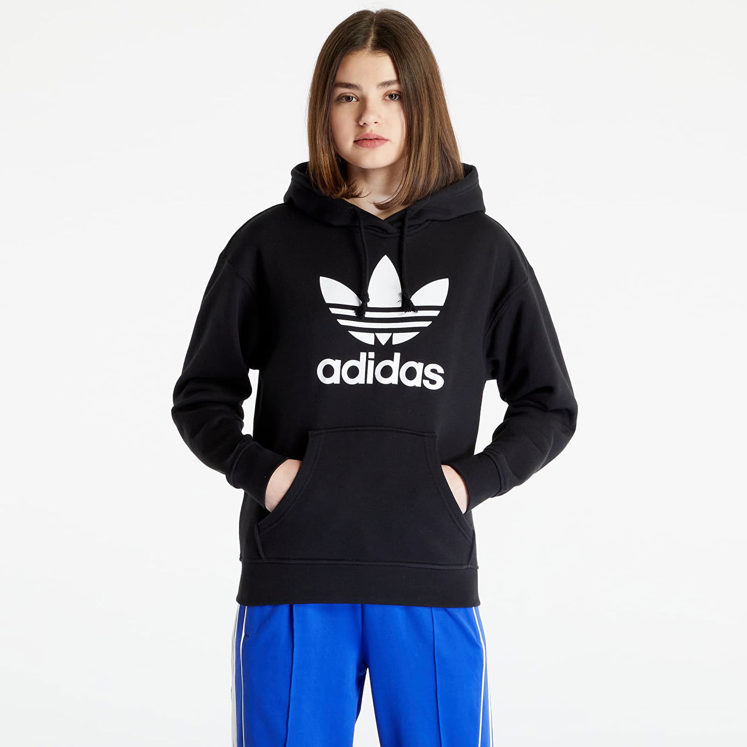 Mikina adidas Originals Trefoil Hoodie Čierna | IB7432, 1