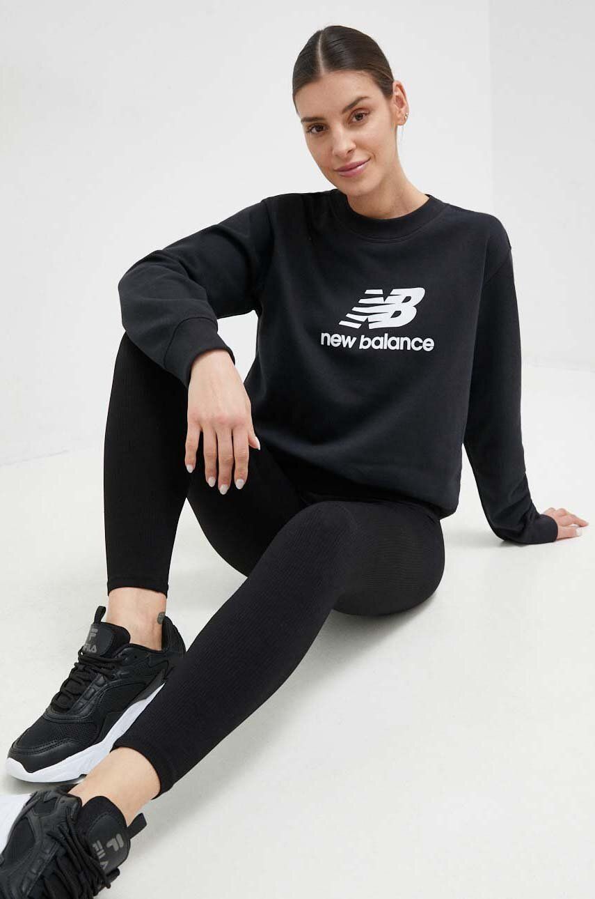 Essentials Stacked Logo French Terry Crewneck