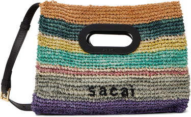 Tote bag sacai Sacai Raffia New Shopper Small Bag Rôznofarebný | S149-01, 0