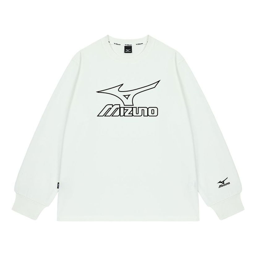 Tričko Mizuno Mizuno Graphic Long Sleeve T-Shirt Biela | A2CA2A08