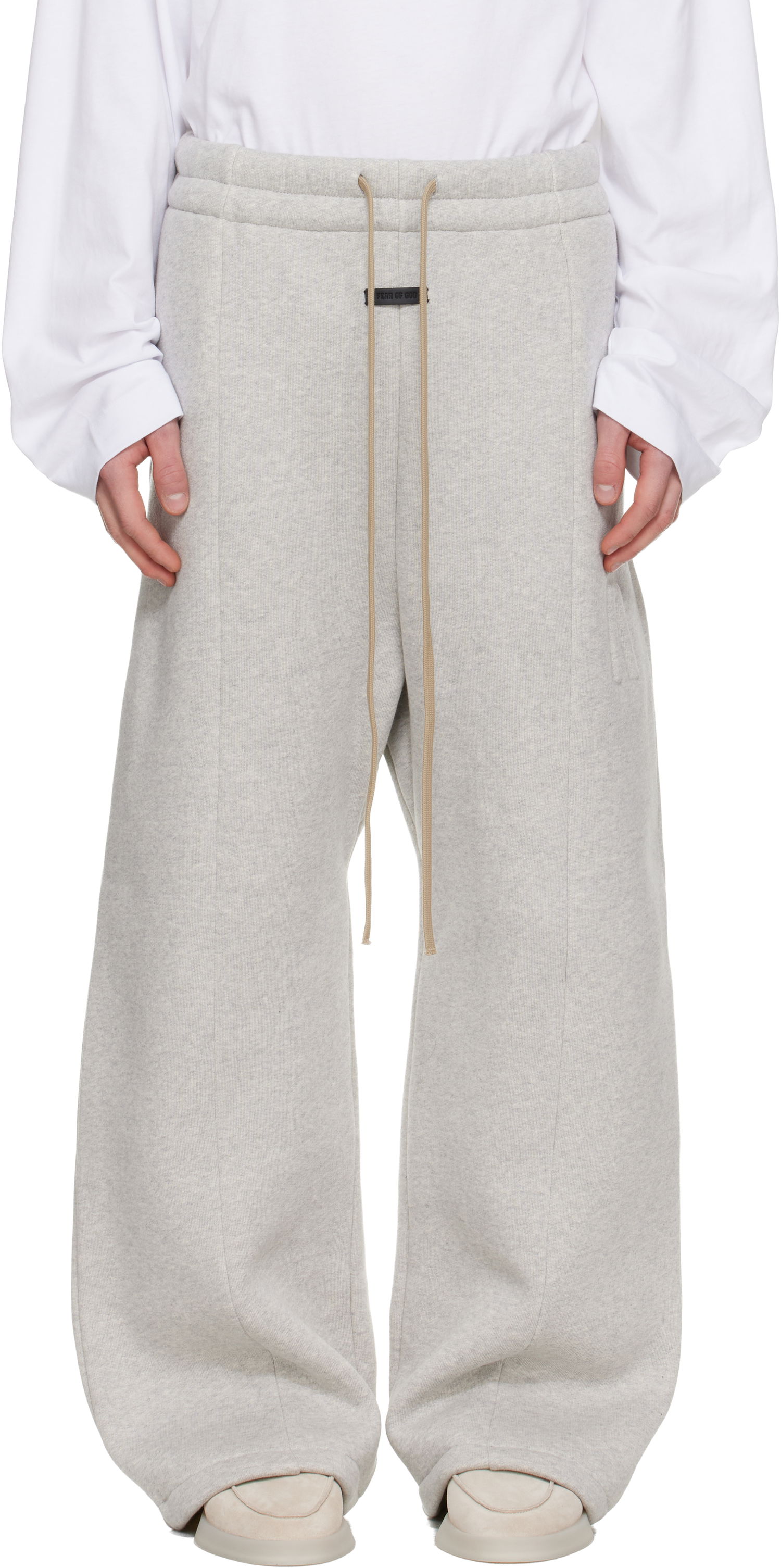Tepláky Fear of God Fear of God Wide Leg Sweatpants Šedá | FG25FW15-152FLC-054, 0