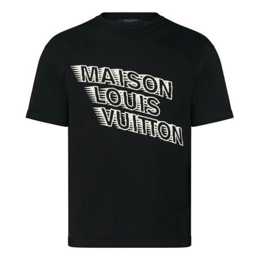 Tričko Louis Vuitton LV Logo Graphic Print T-Shirt Čierna | 1A99ZM