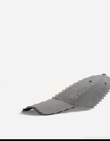 Šiltovka Dolce & Gabbana Dolce & Gabbana Flannel Baseball Cap with DG Logo Šedá | GH897ZFU21QS8291, 3