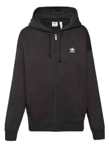 Mikina adidas Originals Essentials Full-Zip Boyfriend Hoodie Čierna | IM1141