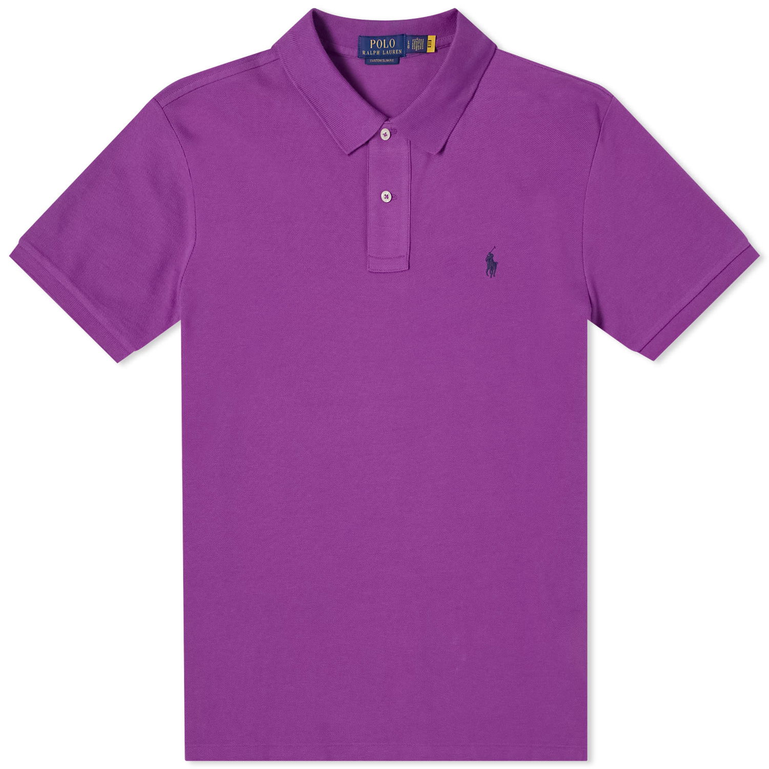 Polo tričko Polo by Ralph Lauren Custom Fit Polo Shirt Fialová | 710782592029, 0