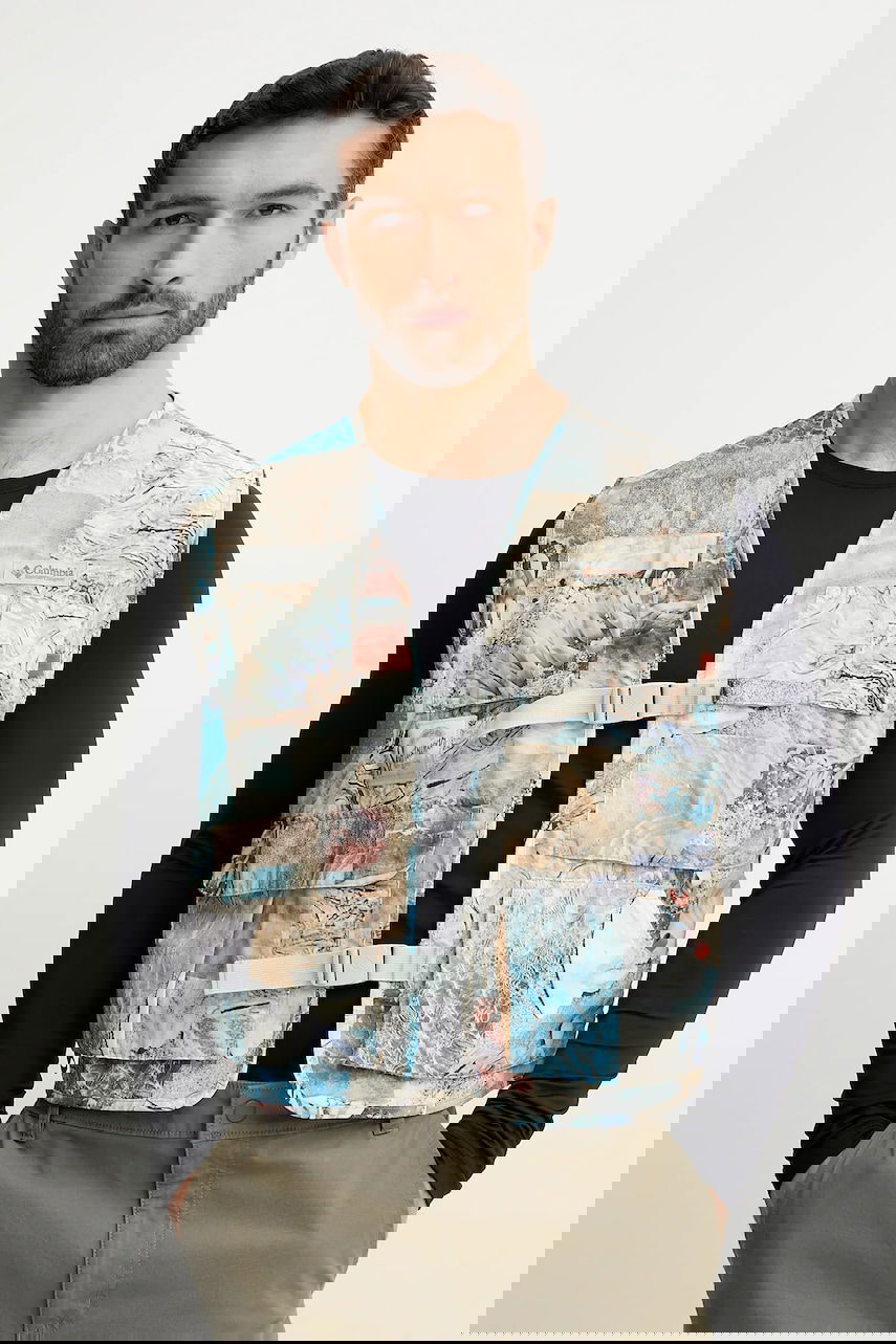 Vesta Columbia Cove Beach Patterned Multi-Pocket Vest Rôznofarebný | 2126461, 0