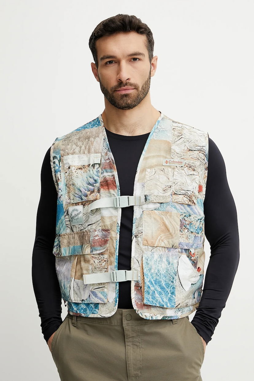 Vesta Columbia Cove Beach Patterned Multi-Pocket Vest Rôznofarebný | 2126461