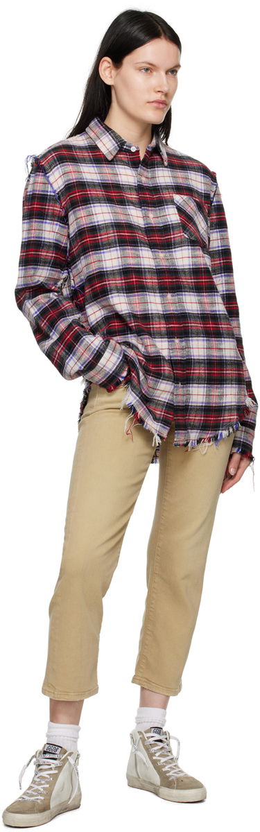 Džínsy R13 R13 Boy Straight Jeans Béžová | R13W0091-D105A, 3