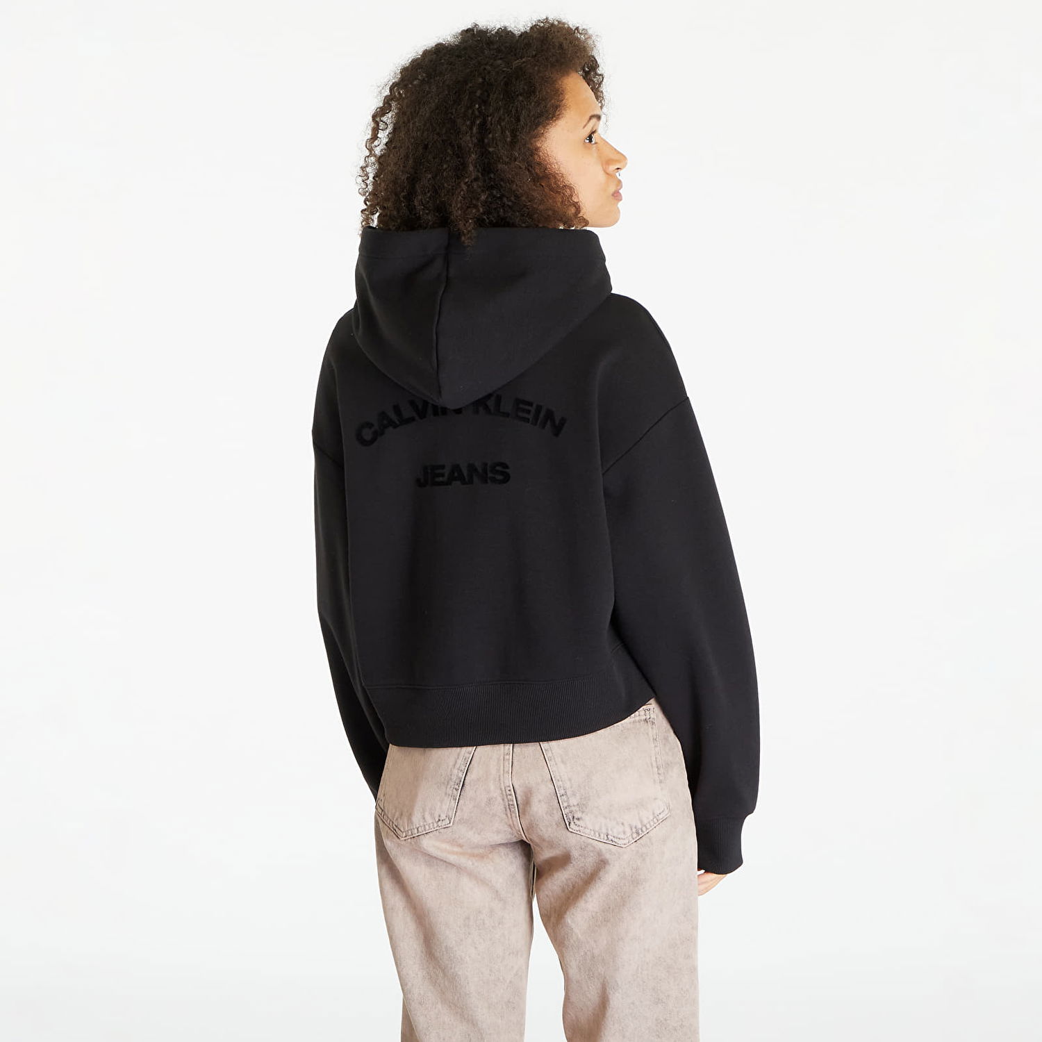 Mikina CALVIN KLEIN 1978 Varsity Interlo Čierna | J20J221941 BEH, 1