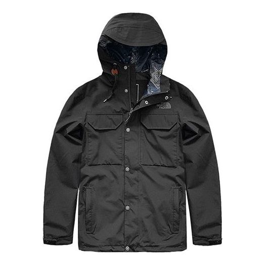 Parka The North Face Dryvent Down Puffer Hood Jacket Čierna | NF0A497F-JK3