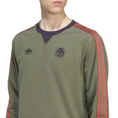 Mikina adidas Originals FC Bayern Munich Icon Sweatshirt Zelené | jm9428, 3