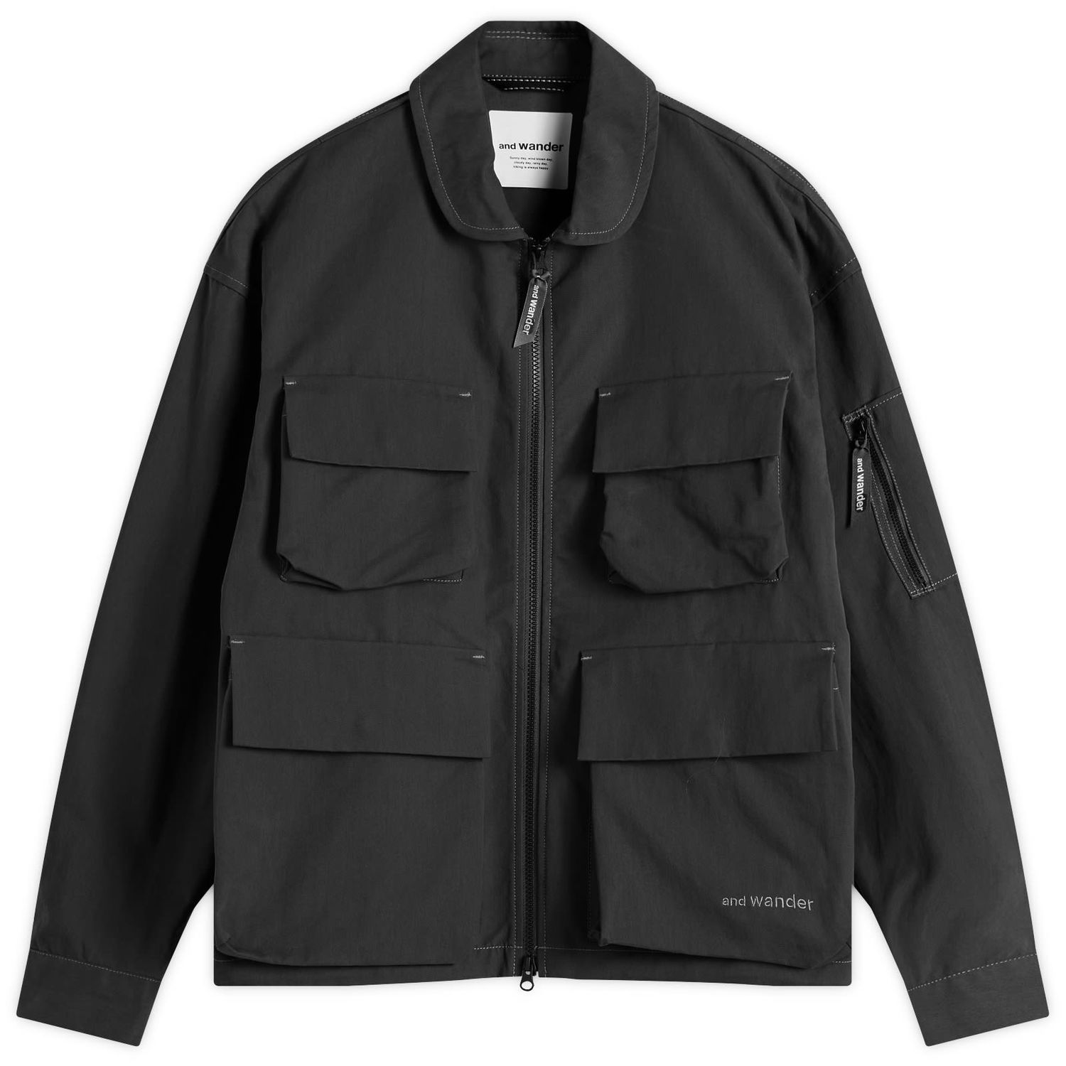 Bunda and wander C/PE Twill Field Jacket, Size Small Čierna | 5745281054-010, 0