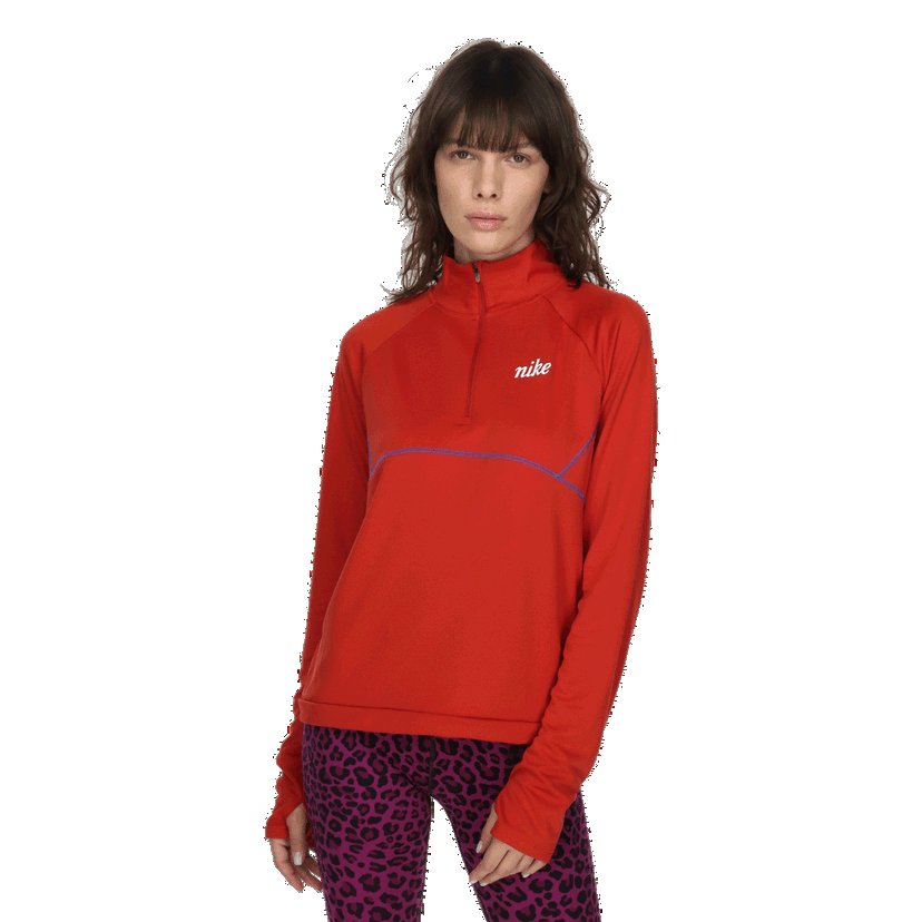Mikina Nike Dri-FIT Icon Clash Quarter-Zip Pullover Červená | DQ6375-623