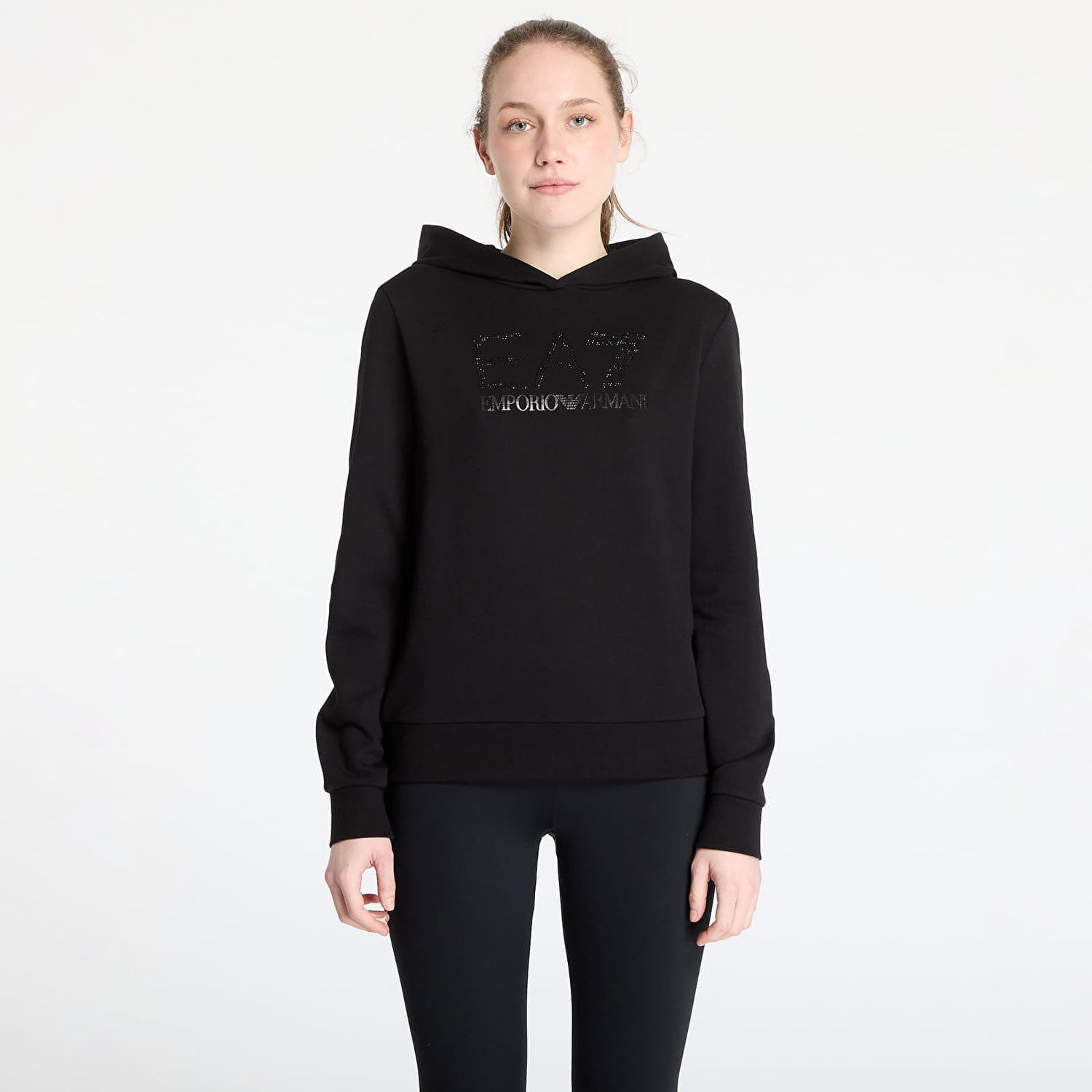 Mikina Emporio Armani EA7 Emporio Armani Train Logo Series Hoodie Čierna | 7W000095AF12473UC001, 0
