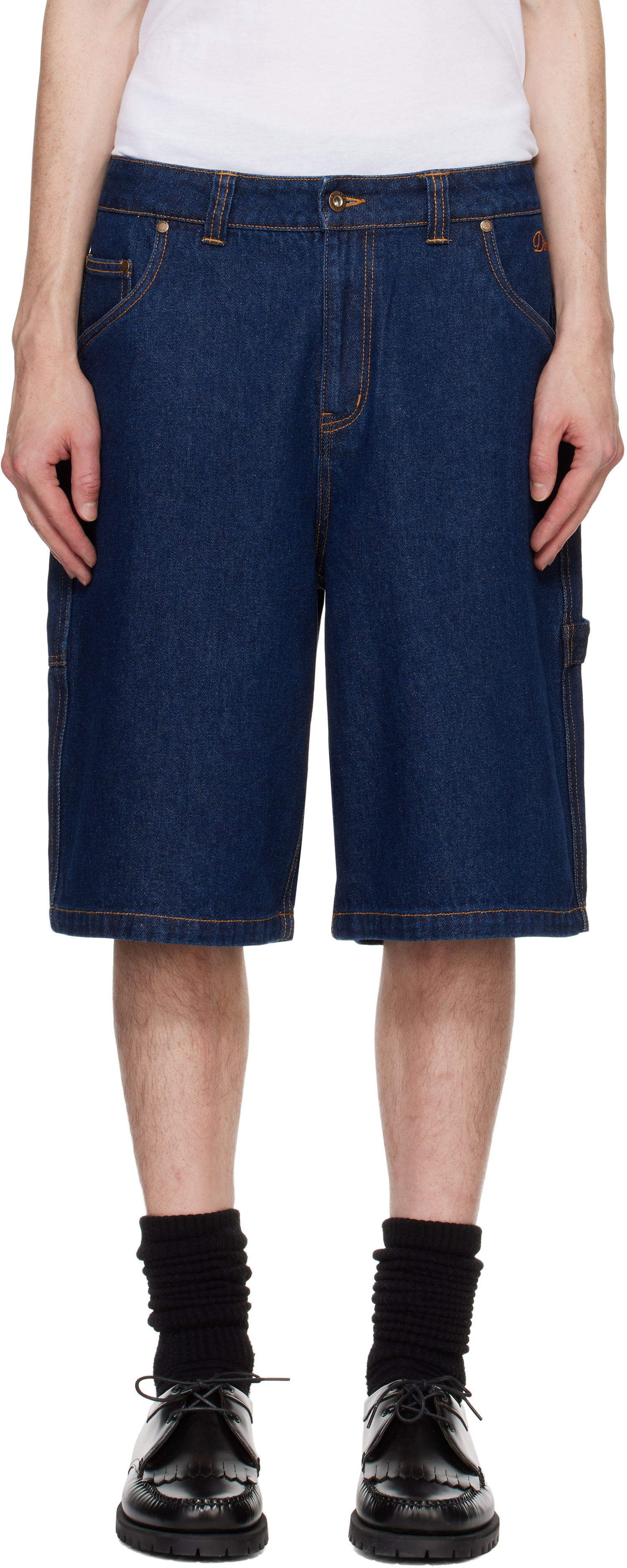 Šortky Dime Classic Denim Shorts Modrá | DIMEFA2452IND, 0