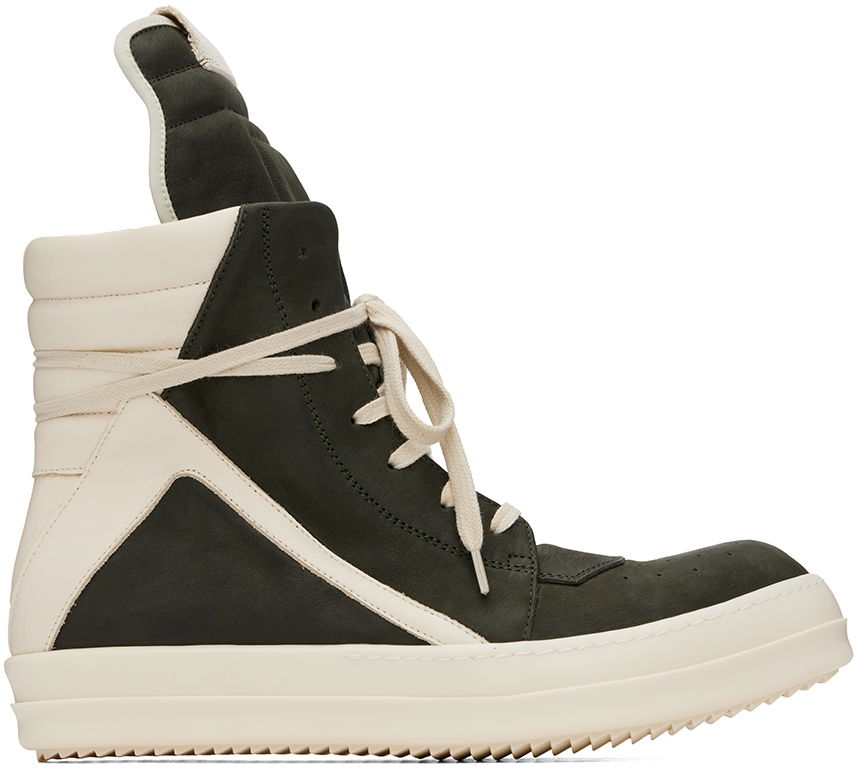 Tenisky a topánky Rick Owens Green Porterville Geobasket Čierna | RU02D6894 LWNLCO, 0