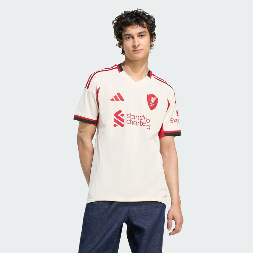 Dres adidas Performance Liverpool FC 25/26 Away Jersey Béžová | JV6487