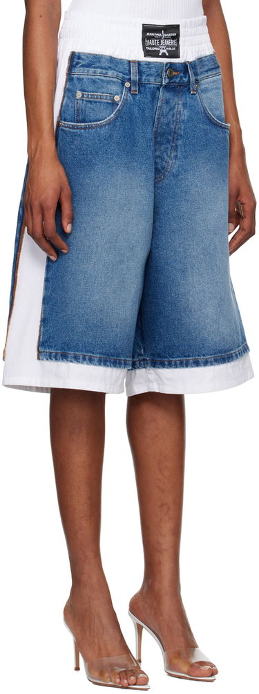 Šortky Jean Paul Gaultier Gaultier 'The Trompe-lœil' Denim Shorts Modrá | 24/25-U-SH025I-D013-5701, 1