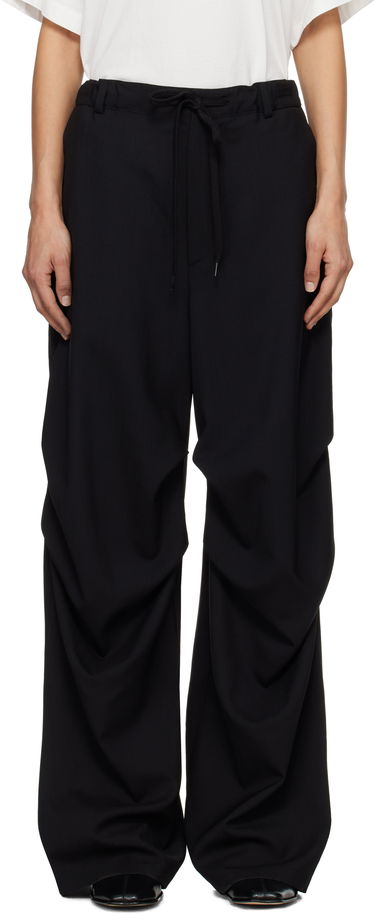 Nohavice Maison Margiela MM6 Maison Margiela Tailoring Wool Canvas Cargo Trousers Čierna | S52KA0524 M35080, 0