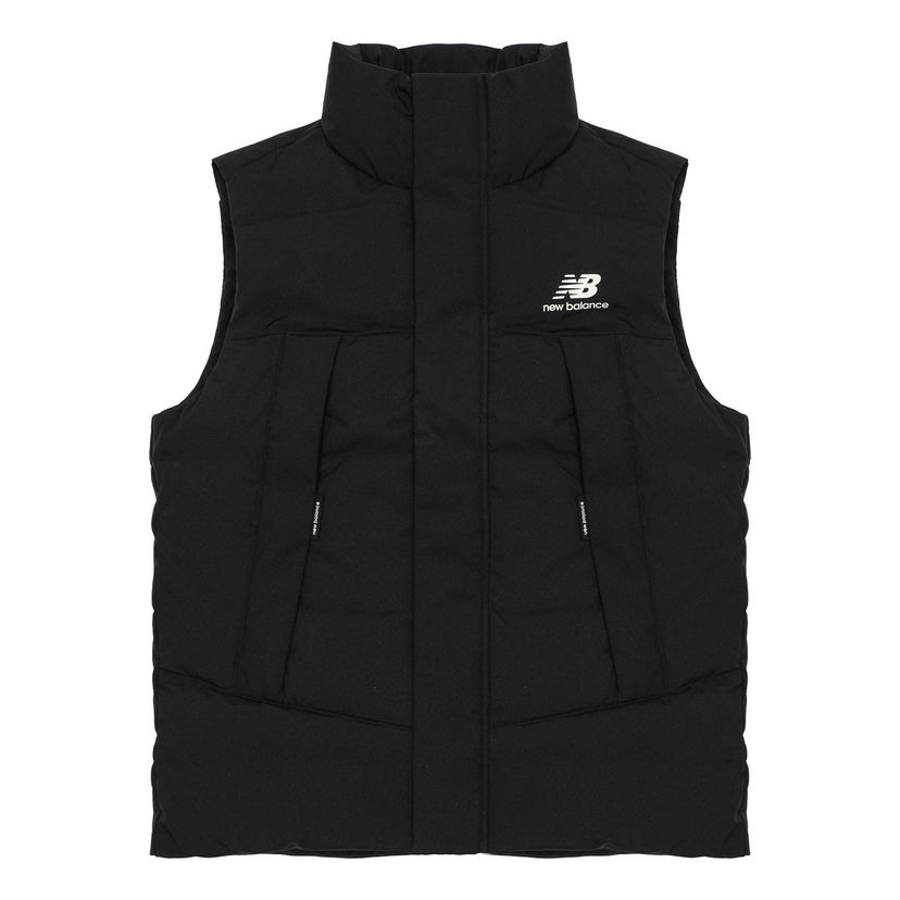 Vesta New Balance Pocket Puffer Vest Čierna | AMV24360-BK