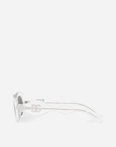 Slnečné okuliare Dolce & Gabbana Dolce & Gabbana Dg Crossed Oval Sunglasses Biela | VG4006VP36G9V000, 2