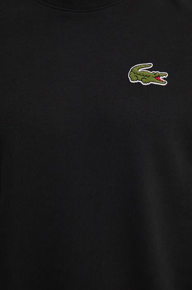Mikina Lacoste Black Minimalist Sweatshirt Čierna | SH2741, 4