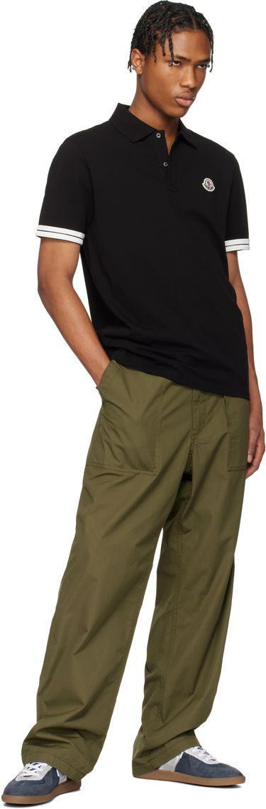 Polo tričko Moncler Moncler Archivio Short Sleeve Polo Čierna | K10918A0002789ALK, 3