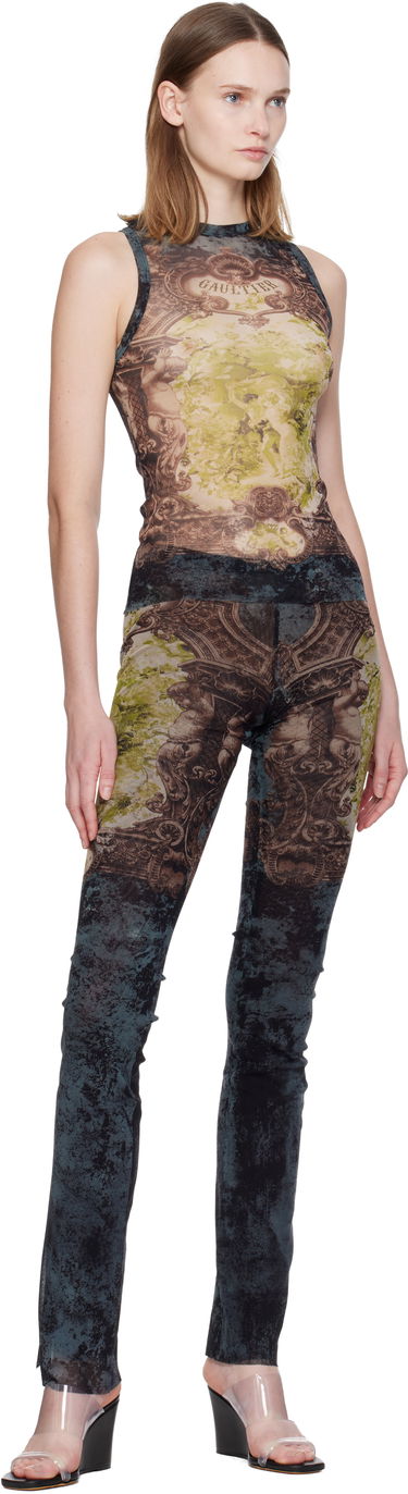 Tielko Jean Paul Gaultier 'The Médaillon' Baroque Mesh Tank Top Rôznofarebný | 25/04-W-TO304-M006P-005740, 3