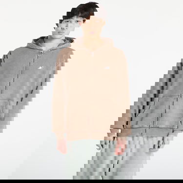 Mikina RIPNDIP Castanza Vintage Wash Zip Up Hoodie Hnedá | RNDBASIC252, 0