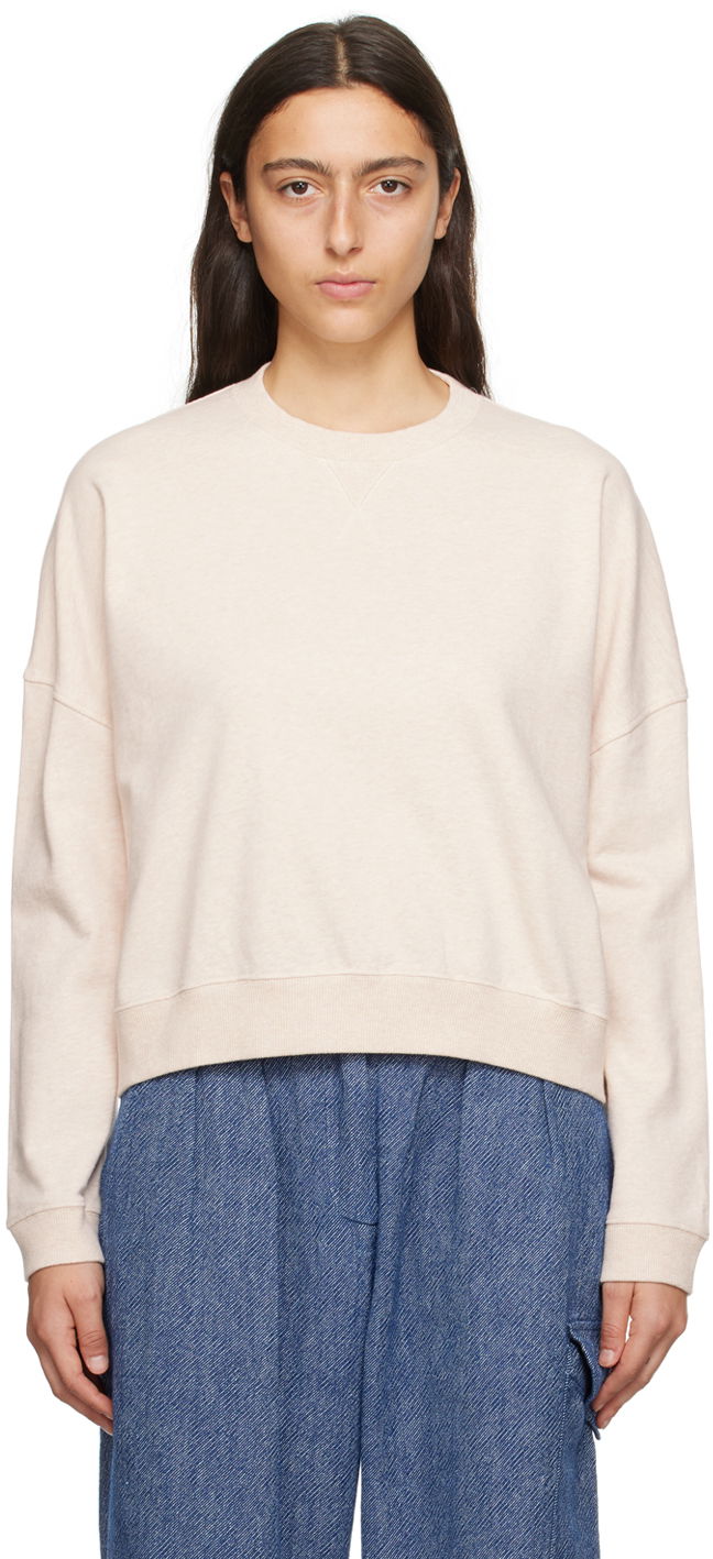 Mikina YMC Almost Grown Sweatshirt Béžová | Q7AZB