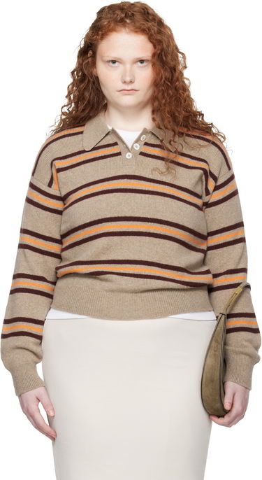 Sveter &Daughter Edie Stripe Knit Polo Sweater Rôznofarebný | HKN03894, 0