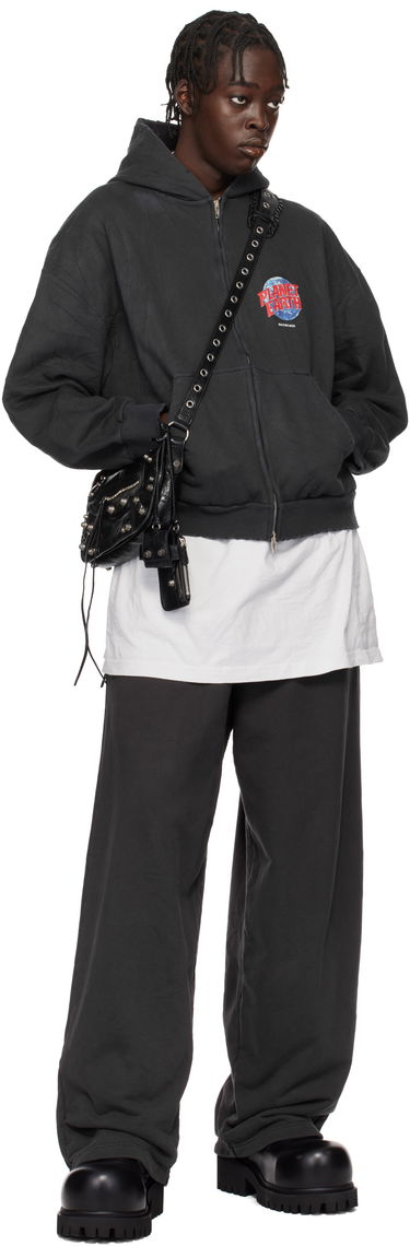 Tepláky Balenciaga Balenciaga eBay Edition Baggy Sweatpants Šedá | 803266TRVD21055, 4