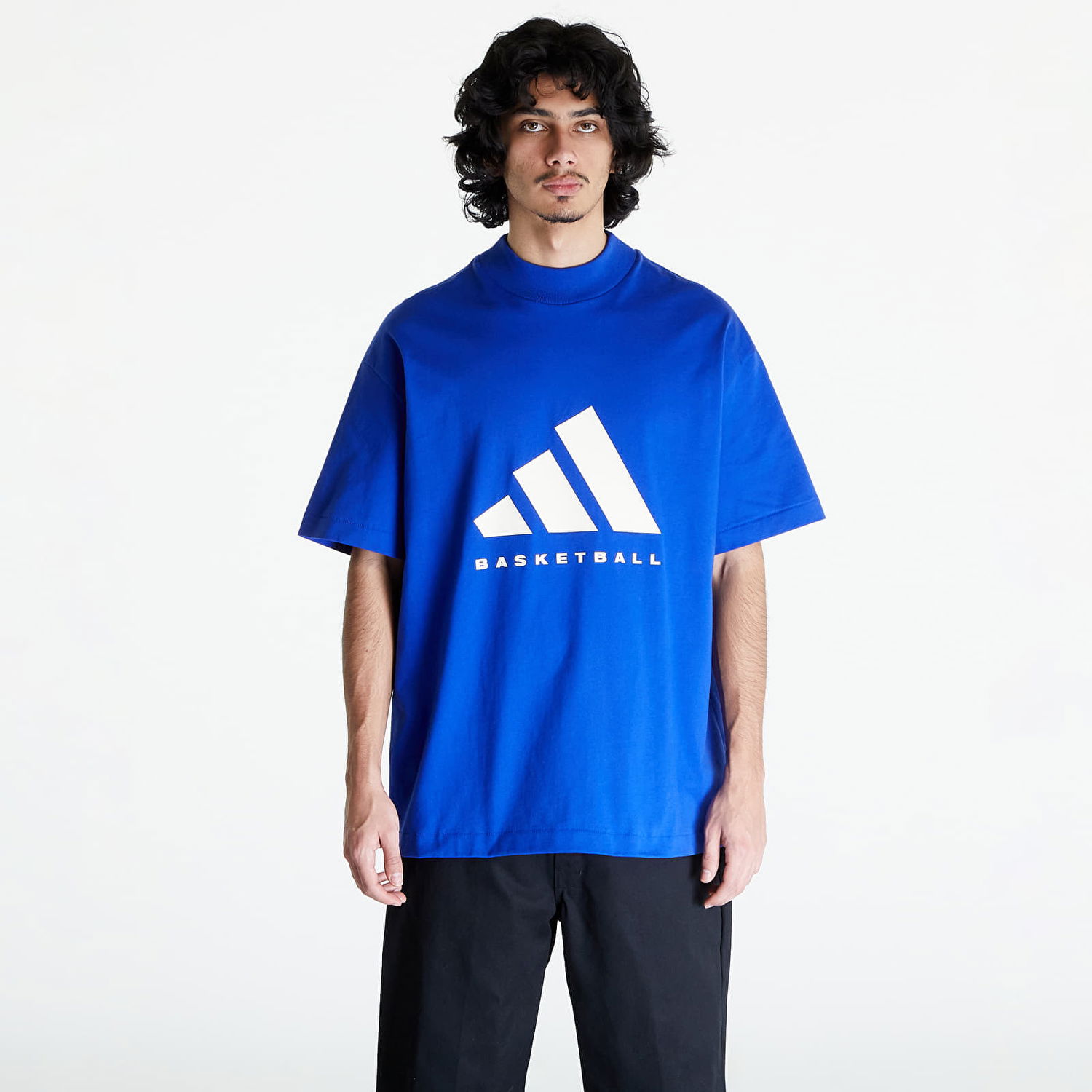 Tričko adidas Performance adidas Basketball Tee UNISEX Navy | IX1967, 0