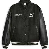 Bomber bunda Puma TEAM Varsity Jacket Čierna | 621788_01, 0