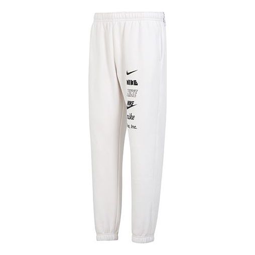 Tepláky Nike Club Fleece Multi Logo Pants Biela | DX0796-030